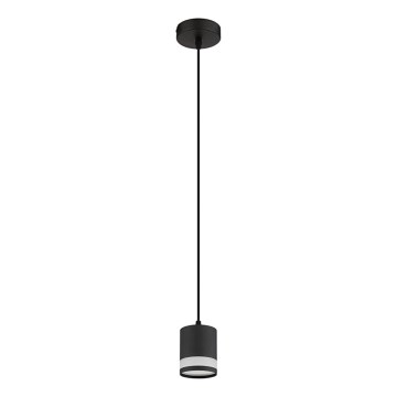 Globo - LED Luster na lanku 1xGX53/7W/230V 3000K čierna