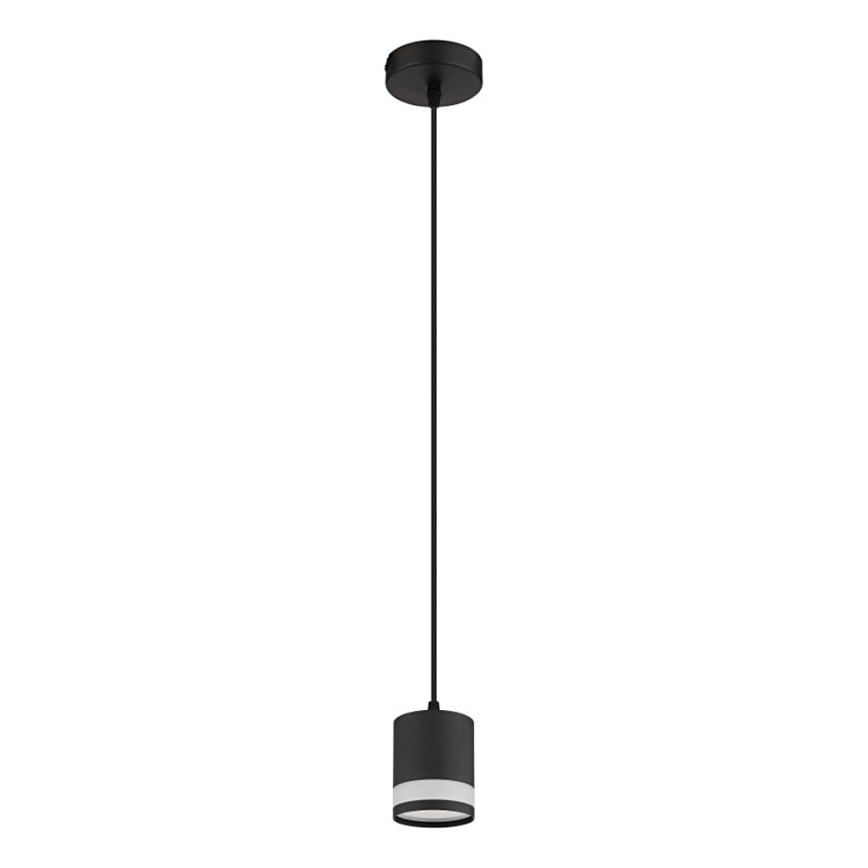 Globo - LED Luster na lanku 1xGX53/7W/230V 3000K čierna