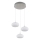 Globo - LED Luster na lanku 3xLED/6W/230V