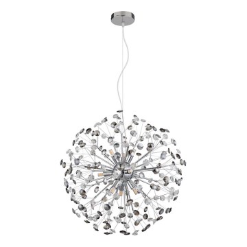 Globo - LED luster na lanku 9xG9/3,5W/230V, lesklý chróm