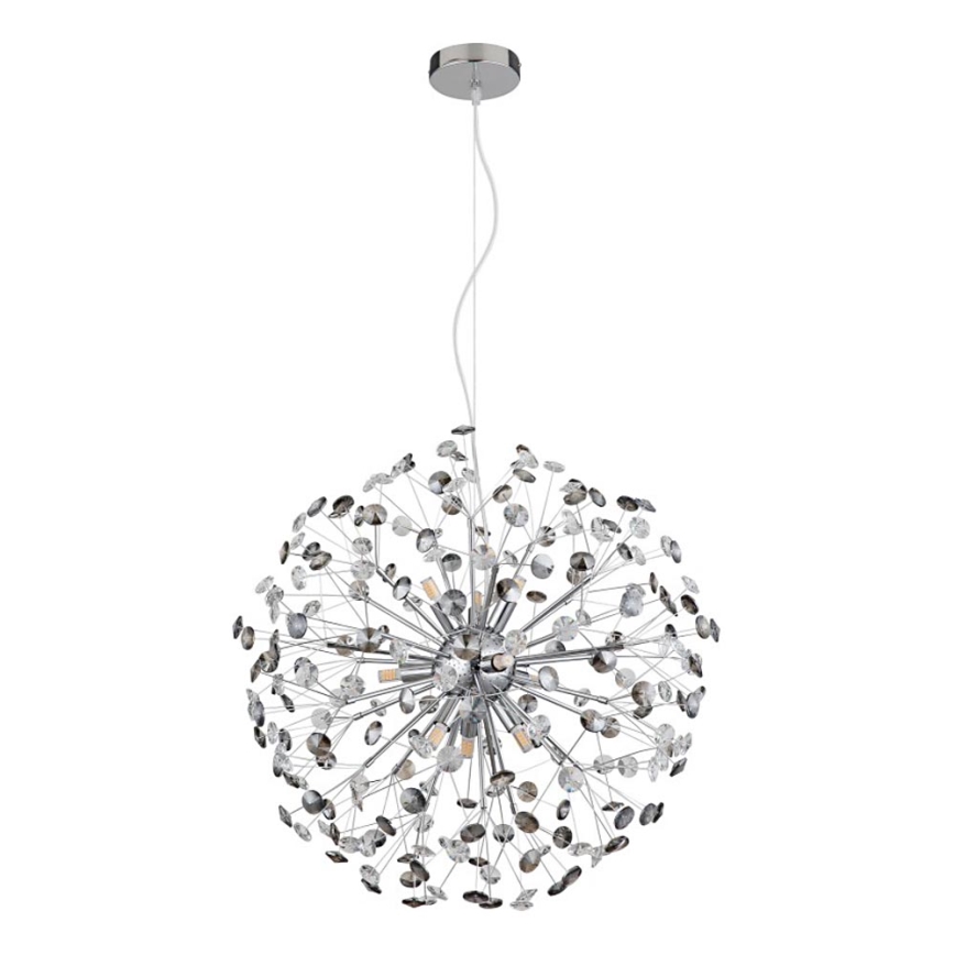 Globo - LED luster na lanku 9xG9/3,5W/230V pr. 60 cm lesklý chróm