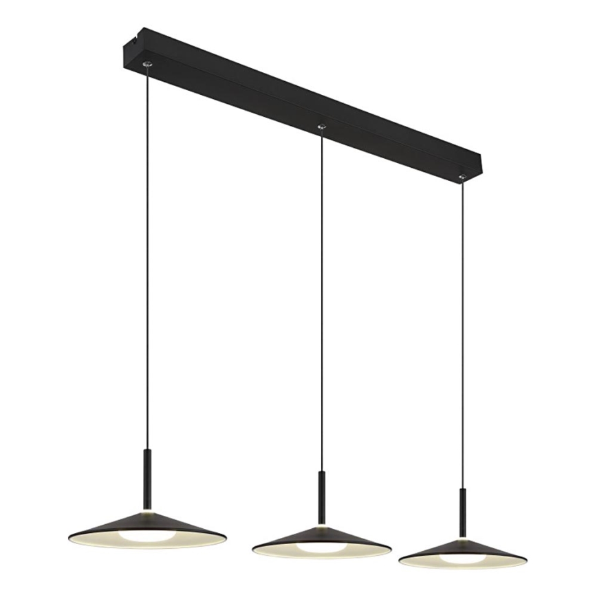 Globo - LED luster na lanku LED/24W/230V 4000K čierna