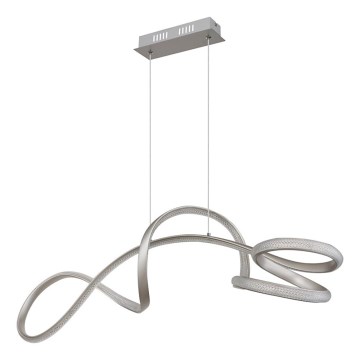 Globo - LED Luster na lanku LED/40W/230V matný chróm