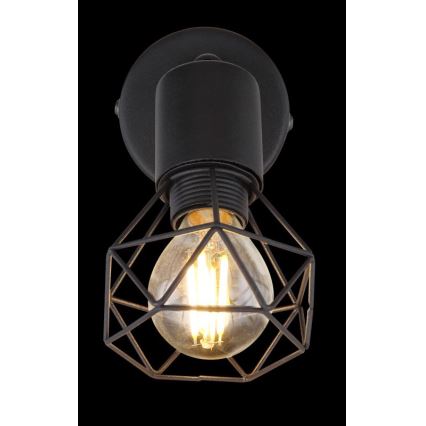 Globo - LED Nástenné bodové svietidlo 1xE14/6W/230V čierna
