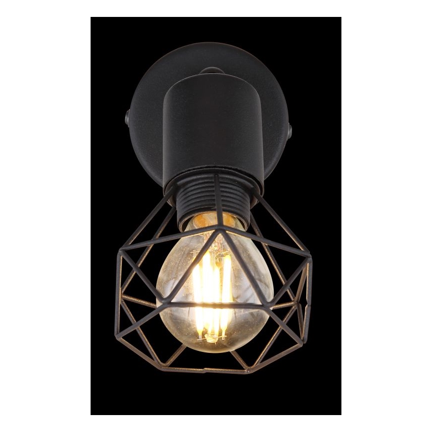 Globo - LED Nástenné bodové svietidlo 1xE14/6W/230V čierna