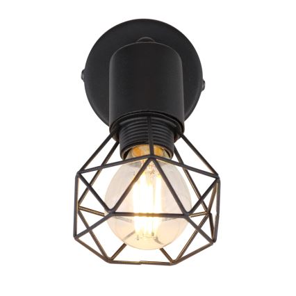 Globo - LED Nástenné bodové svietidlo 1xE14/6W/230V čierna