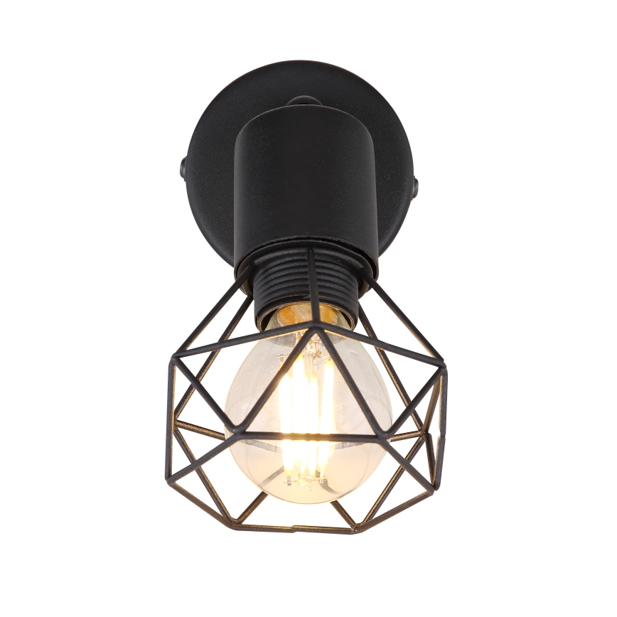 Globo - LED Nástenné bodové svietidlo 1xE14/6W/230V čierna