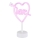 Globo - LED Neónová stolný dekorácia LED/2W/3xAA srdce