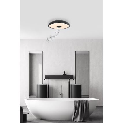 Globo - LED RGBW Stmievateľné kúpeľňové svietidlo s reproduktorom LED/18W/230V 3000-6500K IP44 + diaľkové ovládanie