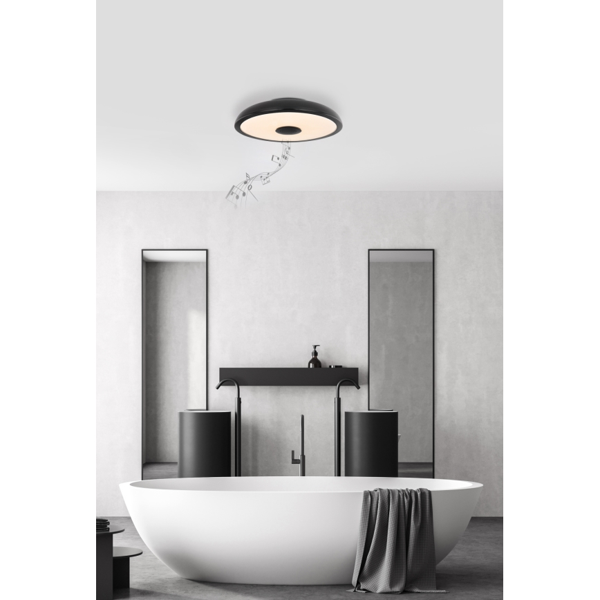 Globo - LED RGBW Stmievateľné kúpeľňové svietidlo s reproduktorom LED/18W/230V 3000-6500K IP44 + diaľkové ovládanie