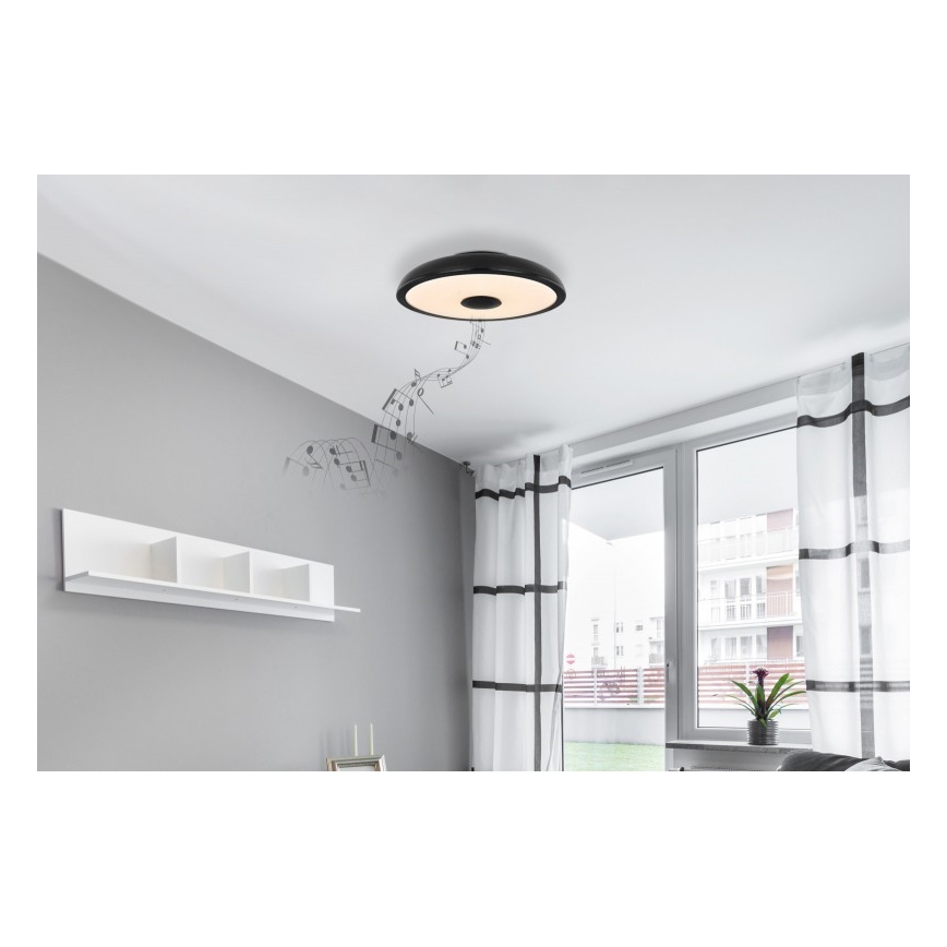 Globo - LED RGBW Stmievateľné kúpeľňové svietidlo s reproduktorom LED/18W/230V 3000-6500K IP44 + diaľkové ovládanie