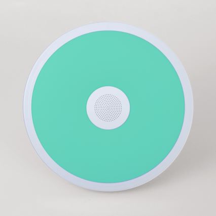 Globo - LED RGBW Stmievateľné kúpeľňové svietidlo s reproduktorom LED/18W/230V 3000-6500K IP44 + diaľkové ovládanie