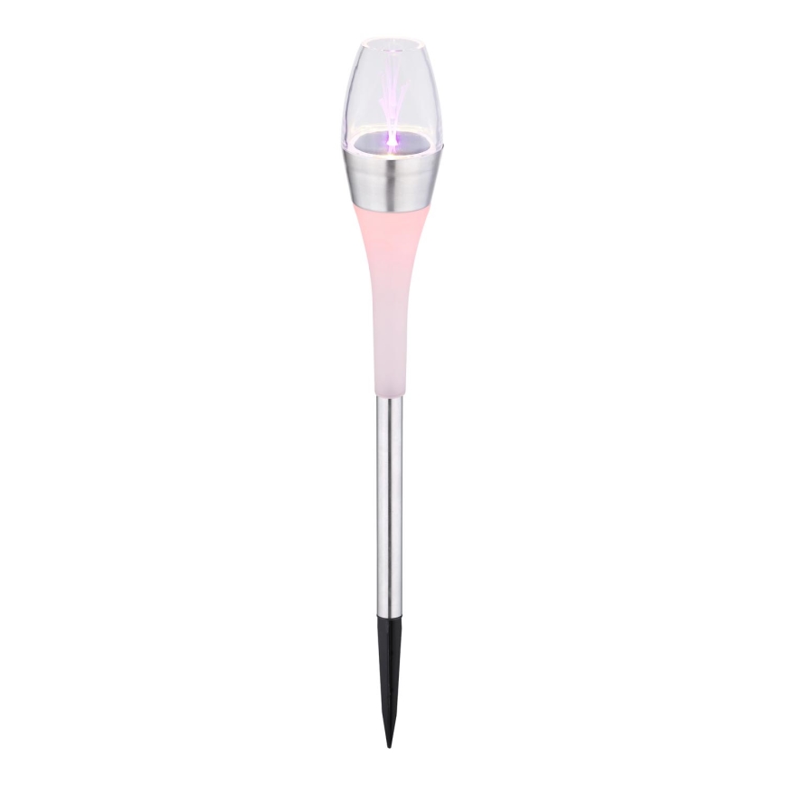 Globo - LED RGB Solárne svietidlo 2xLED/0,06W/3V IP44 400 mAh