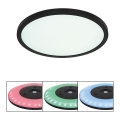 Globo - LED RGB Stmievateľné kúpeľňové stropné svietidlo LED/18W/230V 3000-6000K + diaľkové ovládanie IP44 čierna