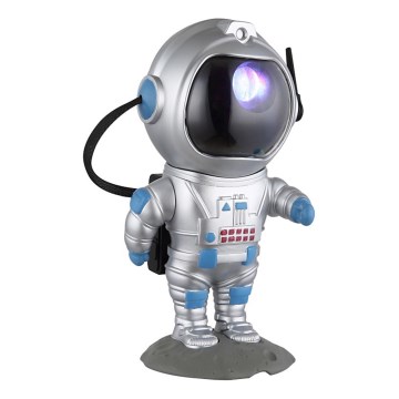Globo - LED RGB Stolná lampa LED/4,5W/5V kozmonaut strieborná