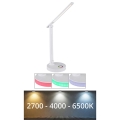 Globo - LED RGBW Stmievateľná dotyková stolná lampa LED/5W/230V + LED/2W 2700K/4000K/6500K biela