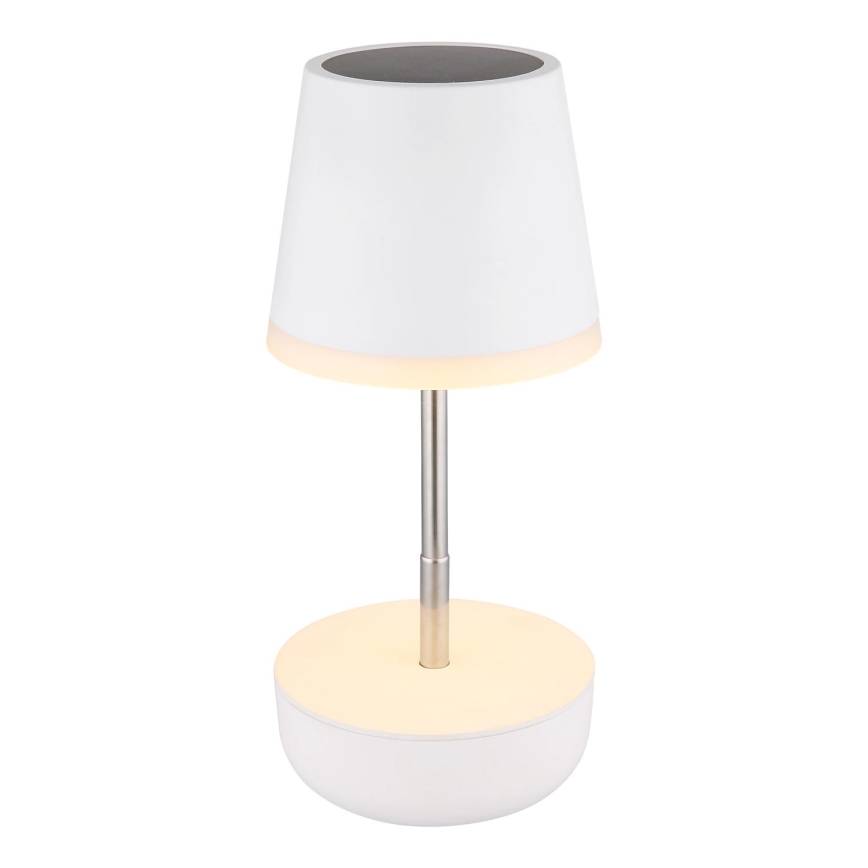 Globo - LED Solárna lampa 10xLED/0,06W/3V IP44 800 mAh biela