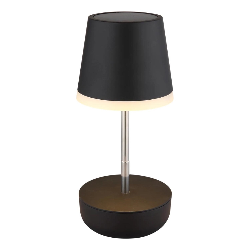 Globo - LED Solárna lampa 10xLED/0,06W/3V IP44 800 mAh čierna