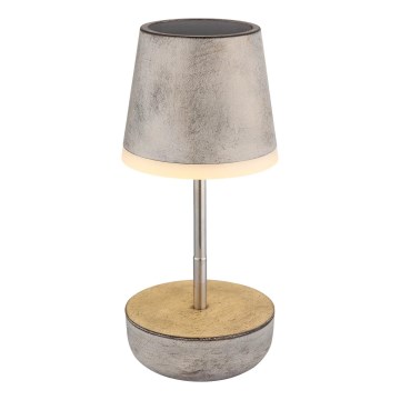Globo - LED Solárna lampa 10xLED/0,06W/3V IP44 šedá