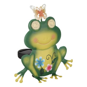 Globo - LED Solárne svietidlo 104xLED/3V IP44 300 mAh žaba