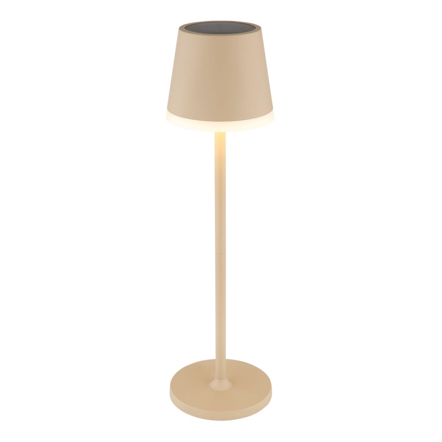 Globo - LED Solárne svietidlo LED/0,6W/3V 3000K IP44 1200 mAh béžová