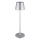 Globo - LED Solárne svietidlo LED/0,6W/3V 3000K IP44 1200 mAh matný chróm