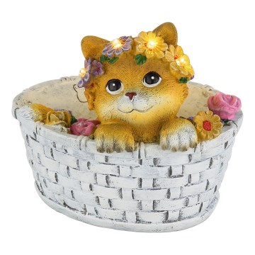 Globo - LED Solárne svietidlo LED/1,2V IP44 300 mAh mačka