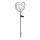 Globo - LED solárne svietidlo LED/3V IP44 300 mAh strieborné srdce