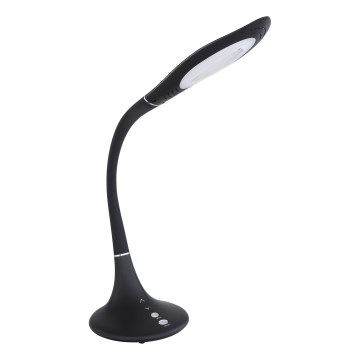 Globo - LED stmievateľná dotyková flexibilná stolná lampa LED/9W/230V 3000/4000/6500K čierna