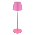 Globo - LED stmievateľná dotyková nabíjacia vonkajšia stolová lampa 3v1 LED/3W/5V 3000/4000/5000K IP54 1800 mAh ružová
