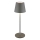 Globo - LED Stmievateľná dotyková nabíjacia vonkajšia stolová lampa 3v1 LED/3W/5V 3000/4000/5000K IP54 1800 mAh sivá