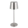 Globo - LED stmievateľná dotyková nabíjateľná stolná lampa LED/2W/3,7V 3000/4000/6000K 2200 mAh lesklý chróm
