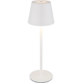 Globo - LED stmievateľná dotyková nabíjateľná vonkajšia stolová lampa 3v1 LED/3W/5V 3000/4000/5000K IP54 1800 mAh biela