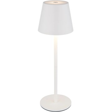 Globo - LED stmievateľná dotyková nabíjateľná vonkajšia stolová lampa 3v1 LED/3W/5V 3000/4000/5000K IP54 1800 mAh biela