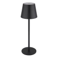 Globo - LED Stmievateľná dotyková nabíjateľná vonkajšia stolová lampa 3v1 LED/3W/5V 3000/4000/5000K IP54 1800 mAh čierna