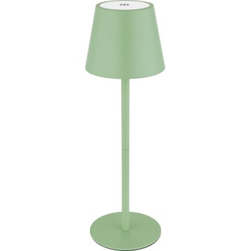 Globo - LED stmievateľná dotyková nabíjateľná vonkajšia stolová lampa 3v1 LED/3W/5V 3000/4000/5000K IP54 1800 mAh zelená