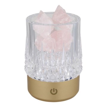 Globo - LED Stmievateľná dotyková stolná lampa LED/1W/5V 3000K 1200 mAh zlatá