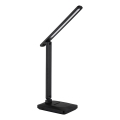 Globo - LED Stmievateľná dotyková stolná lampa LED/3W/5V 2800/4000/6500K 1800 mAh čierna