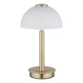 Globo - LED Stmievateľná dotyková stolová lampa LED/7W/230V 3000K mosadz