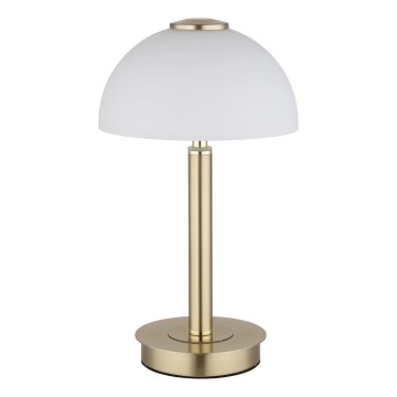 Globo - LED Stmievateľná dotyková stolová lampa LED/7W/230V 3000K mosadz