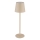 Globo - LED Stmievateľná dotyková vonkajšia lampa LED/3W/3,7V IP44 1800 mAh USB béžová