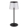 Globo - LED Stmievateľná dotyková vonkajšia stolná lampa LED/1,8W/5V IP44 1800 mAh čierna/číra