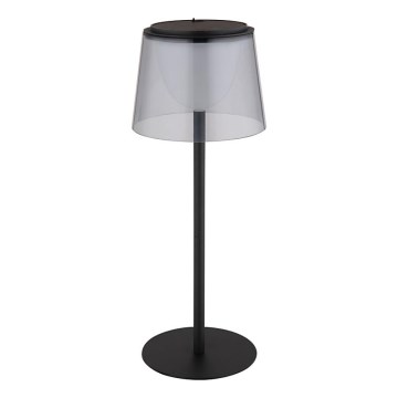 Globo - LED Stmievateľná dotyková vonkajšia stolná lampa LED/1,8W/5V IP44 1800 mAh čierna/dymová