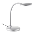 Globo - LED Stmievateľná flexibilná dotyková stolná lampa LED/4,6W/230V strieborná