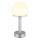 Globo - LED Stmievateľná nabíjacia dotyková stolná lampa LED/2,5W/5V 1800mAh 2800K strieborná
