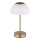 Globo - LED Stmievateľná nabíjacia stolná lampa LED/2,5W/5V 1800mAh 2700K/4000K/6500K mosadz