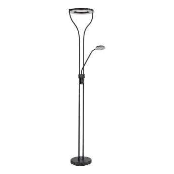 Globo - LED stmievateľná stojacia lampa LED/20W/230V + LED/4W 3000K čierna