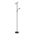 Globo - LED Stmievateľná stojacia lampa LED/20W/230V+ LED/5W 3000/4000/6500K čierna