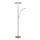 Globo - LED stmievateľná stojacia lampa LED/40W/230V + LED/5,5W 2700/4000/6000K matný chróm
