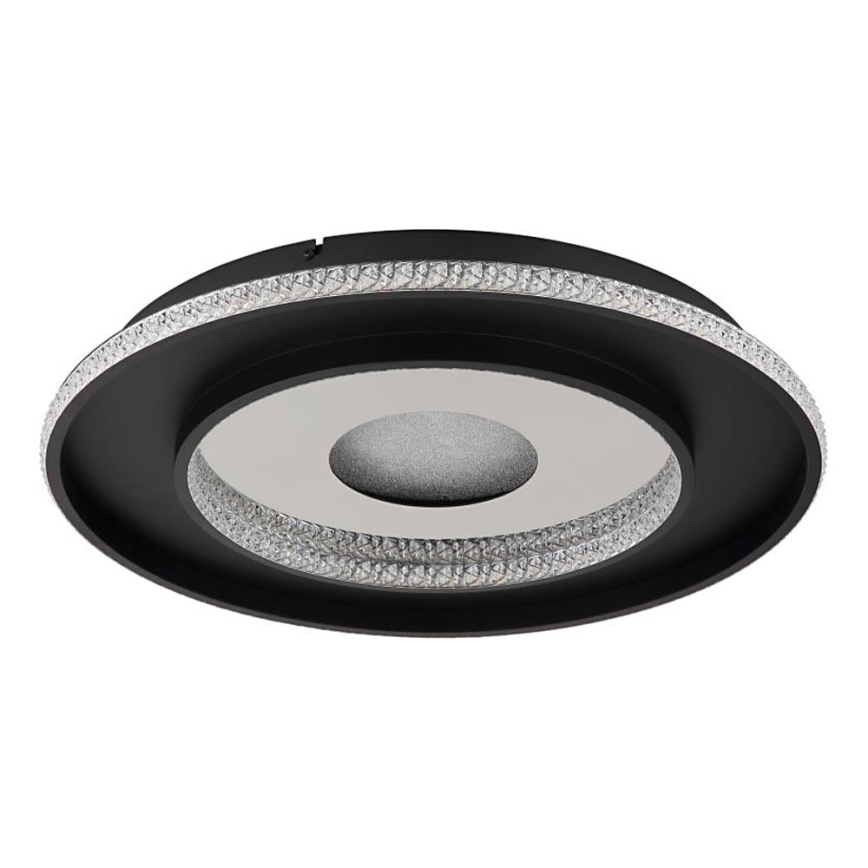 Globo - LED Stmievateľné stropné svietidlo LED/30W/230V 2700-6500K pr. 52,5 cm čierna + diaľkové ovládanie